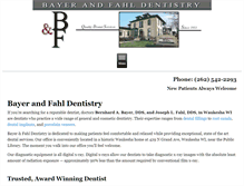 Tablet Screenshot of bayerandfahl.com